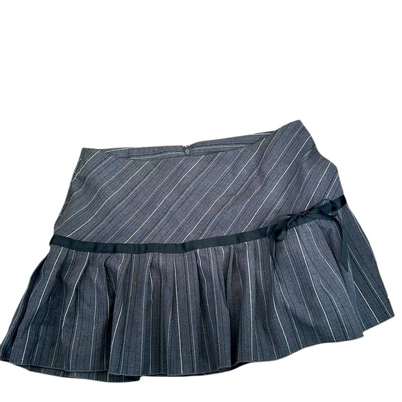 Y2K Pleated Plaid Micro Mini Skirt Size L Schoolgirl Coquette Preppy Academia - Picture 1 of 3